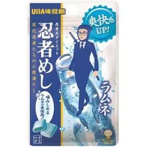 UHA Mikakuto Ninja Meshi Ramune (Hard Gummy) — 20 g
