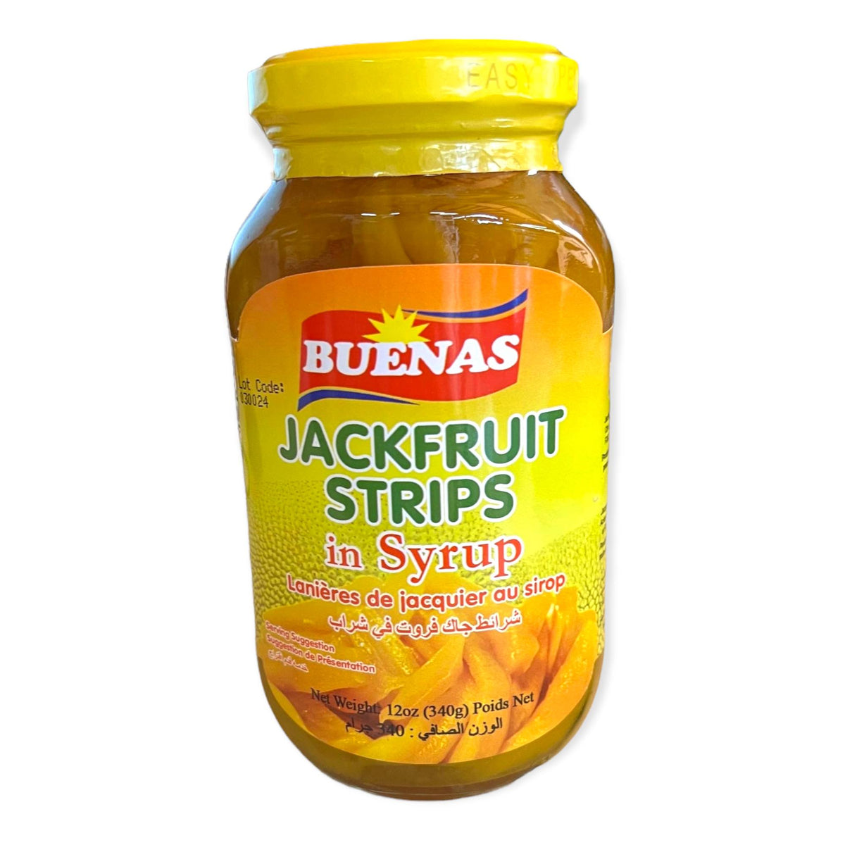 Buenas – Jackfruit Strips in Syrup – 12 OZ
