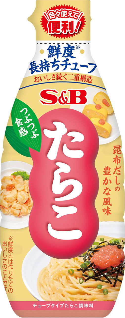 S&B, Tsubutsubu Shokkan Tarako, Cod Roe Paste, 152g in 1 tube