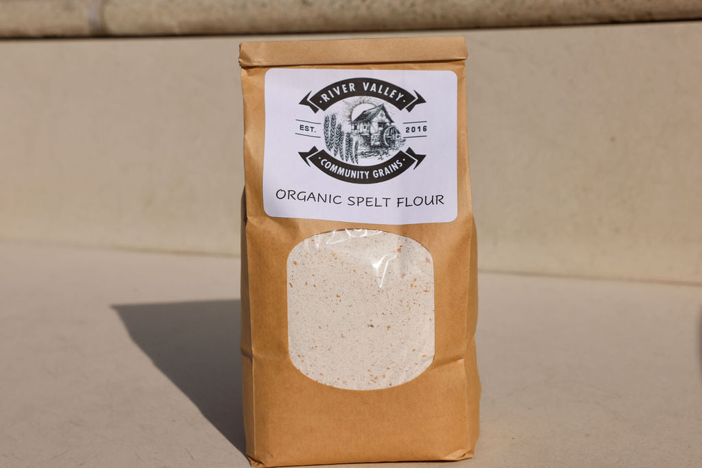 River Valley Community Grains Spelt Flour Bag – 6 bags x 2 LB case