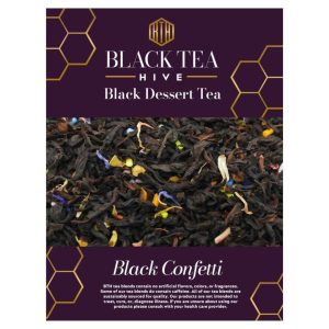 Black Confetti Tea (Loose Leaf) – 6 Bags x 2oz