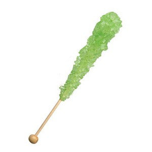 Rock Candy Sticks (6) – Lime Green
