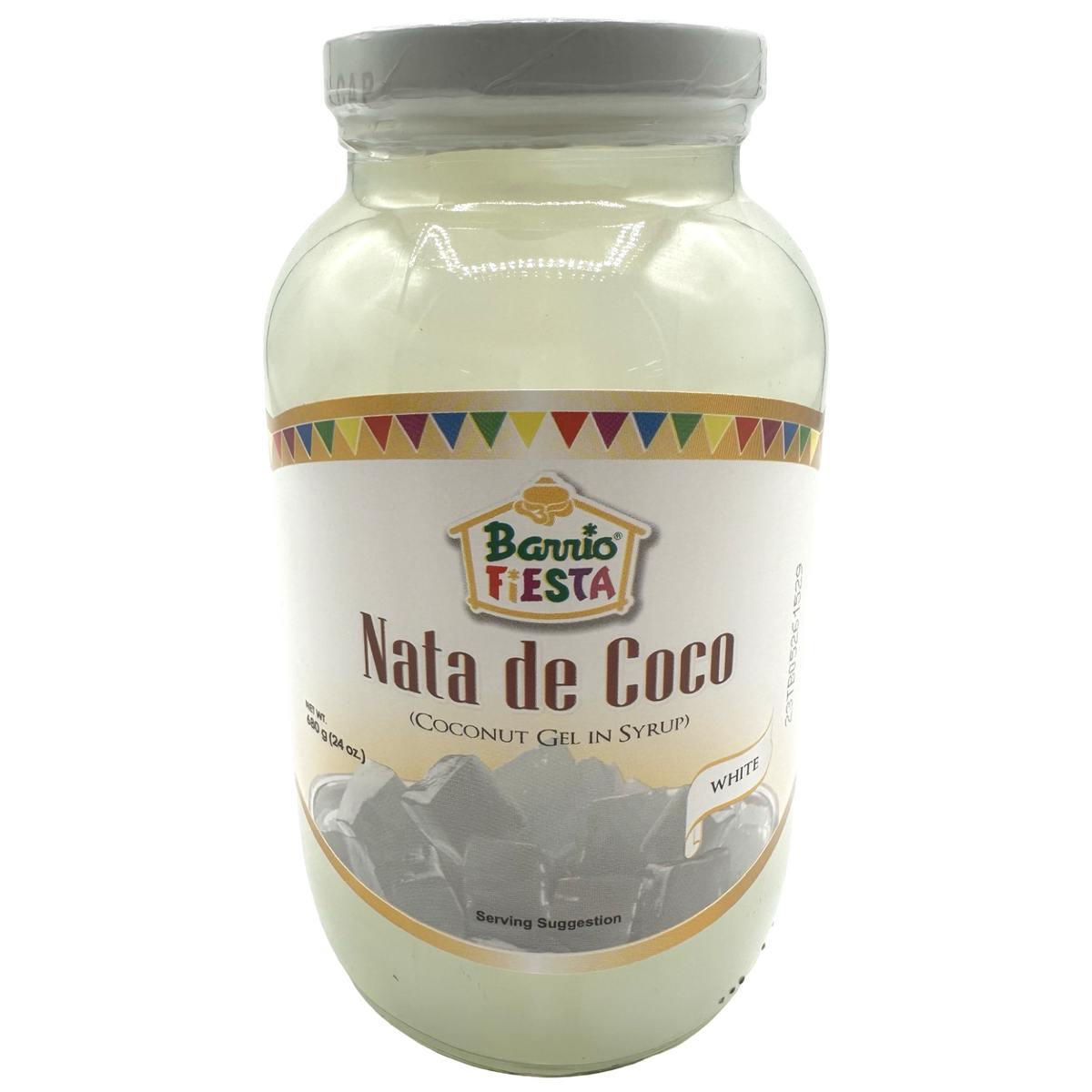 Barrio Fiesta – Nata De Coco – White – 24 OZ (680g)