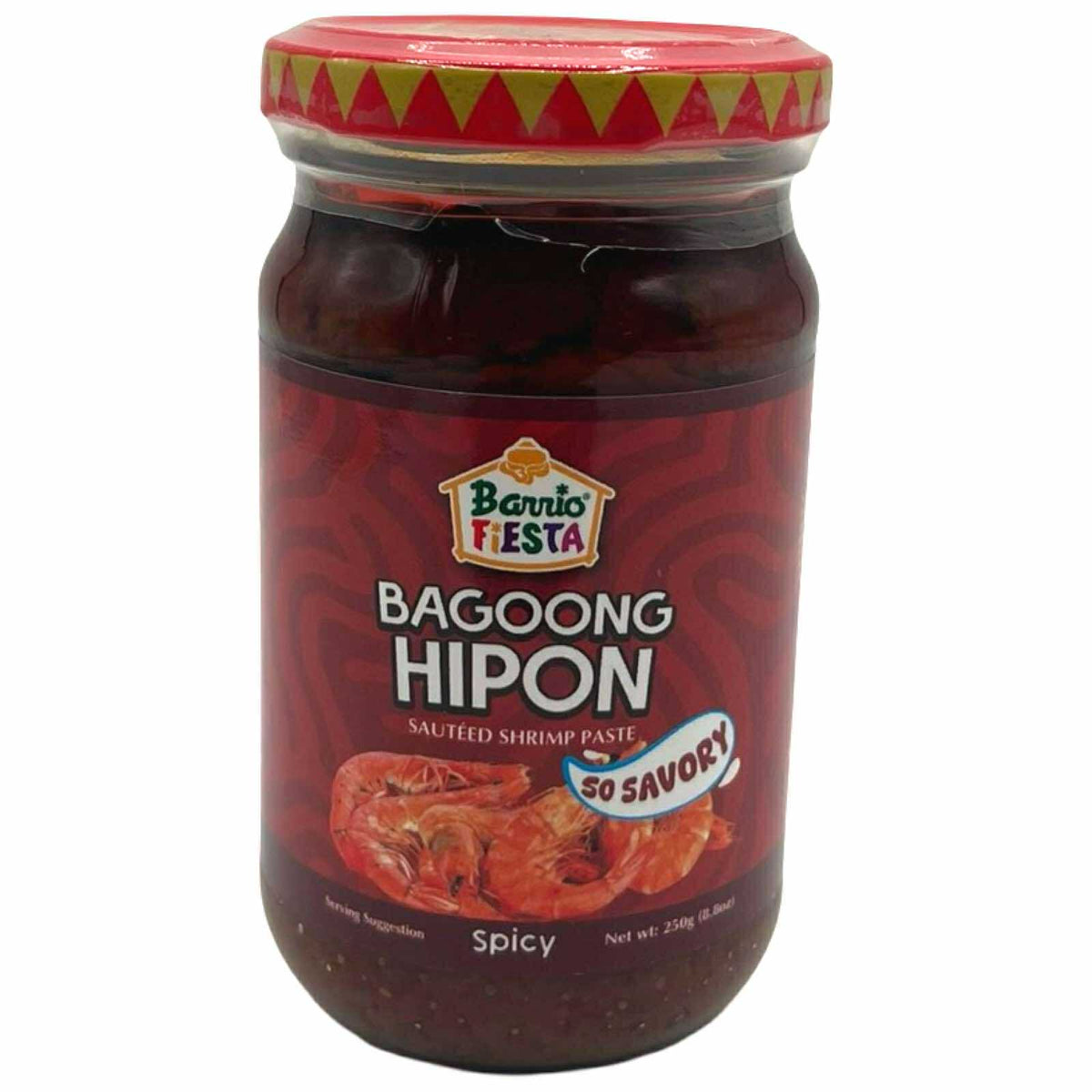 Barrio Fiesta – Bagoong Hipon – SPICY – 250 G