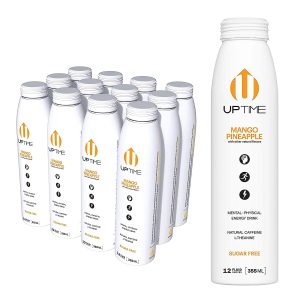 Uptime – Mango Pineapple Zero Sugar Energy Drink, 12 fl oz | Pack of 1