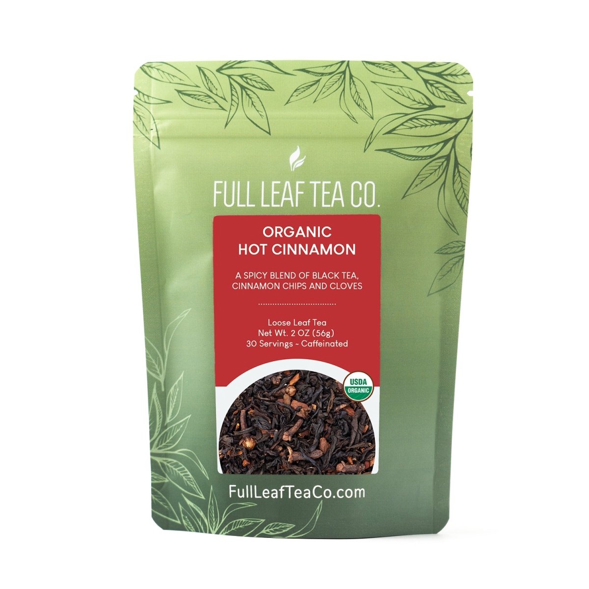 Organic Hot Cinnamon Retail Bags – Case of 6