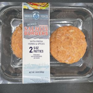 Signature Salmon Burger Retail Pack (Norwegian Salmon) – 8 x 10 oz