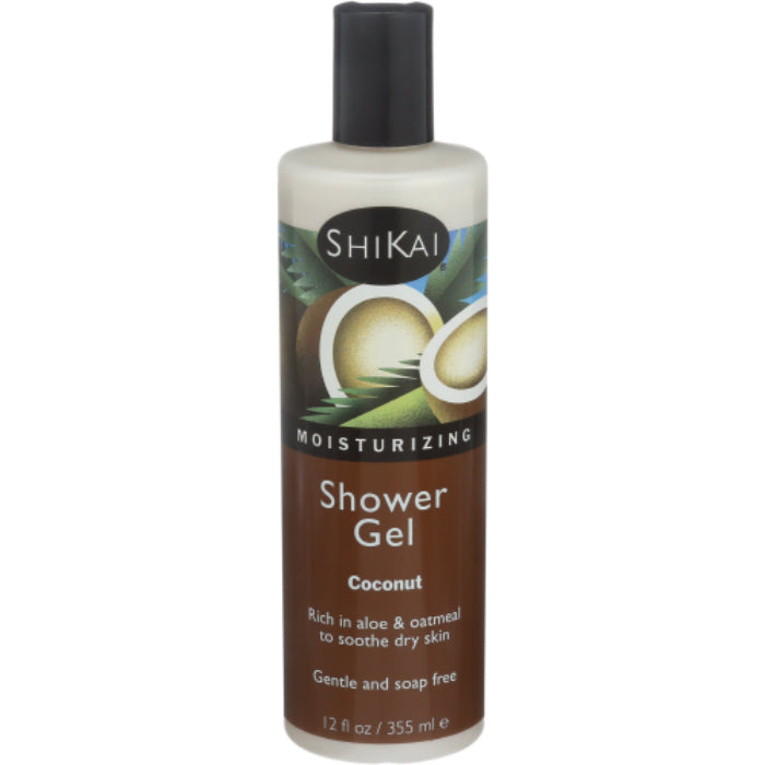 Shikai – Shower Gel, Coconut, 12 Oz – Pack of 3