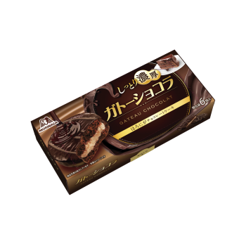 Morinaga, “Gateau chocolat” Cocoa Cake Sandwiches w/Cream 6pc in 1 box