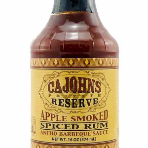 CaJohn’s Apple Smoked Spiced Rum Ancho Barbeque Sauce, 16oz.