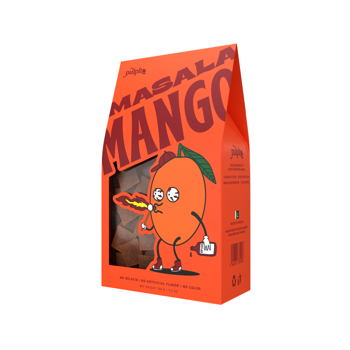 Pulpito Masala Mango Fruit Bites Box – 12 Boxes x 150g case