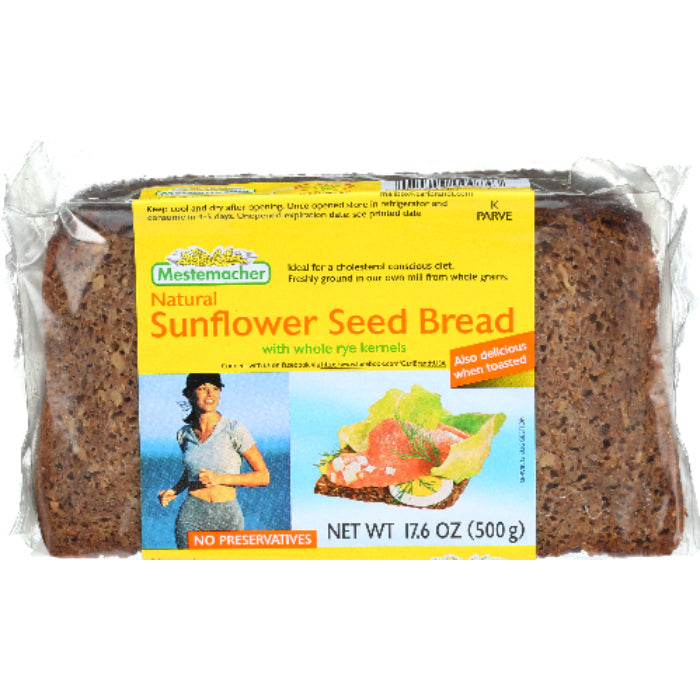 Mestemacher – Sunflower Seed Bread, 17.6 oz | Pack of 12