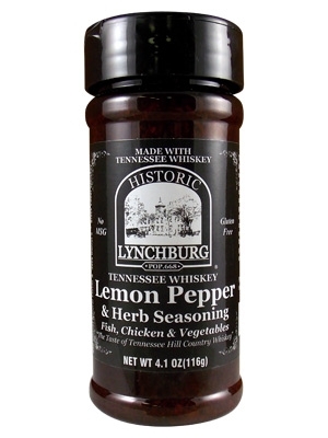 Historic Lynchburg Tennessee Lemon Pepper and Herb Seasoning, 4.1oz.