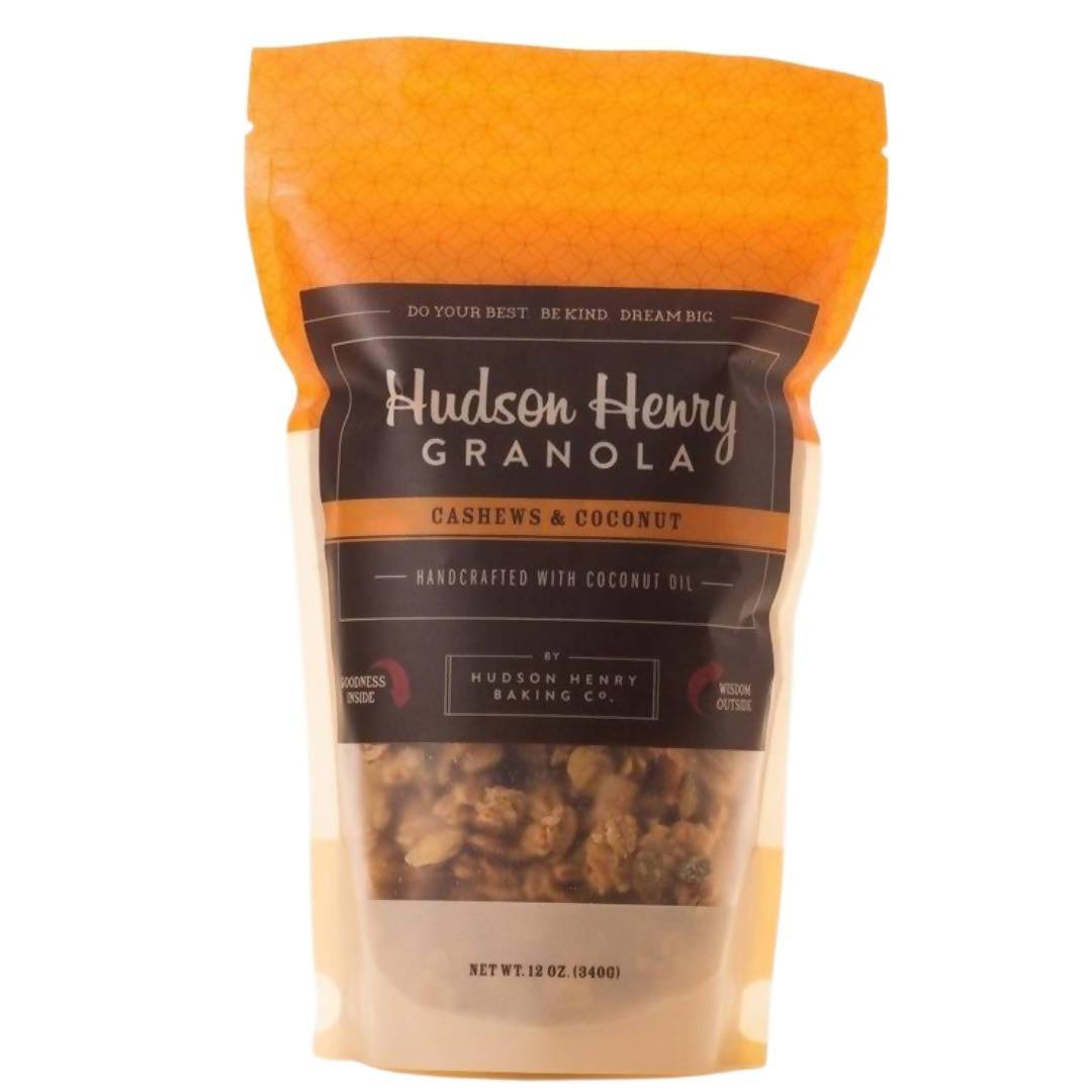 Hudson Henry Cashews & Coconut Granola Bags – 6 bags x 12oz case