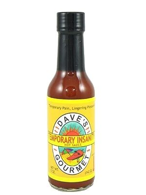 Dave’s Temporary Insanity Hot Sauce, 5oz.