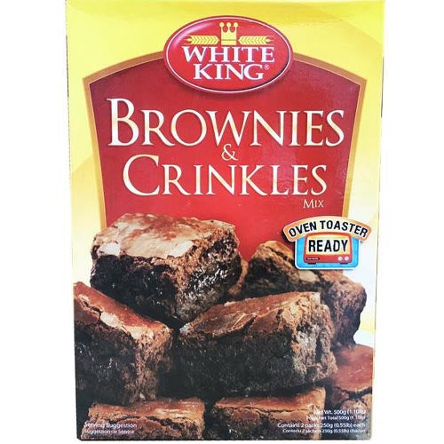 White King – Brownies and Crinkles Mix – Oven Roasted Ready – 500 G