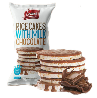 Lieber’s Milk Chocolate Covered Rice Cakes, 3.1 oz