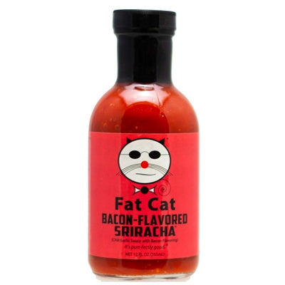 Hot sauce Fat Cat Bacon Flavored Sriracha Heat 5