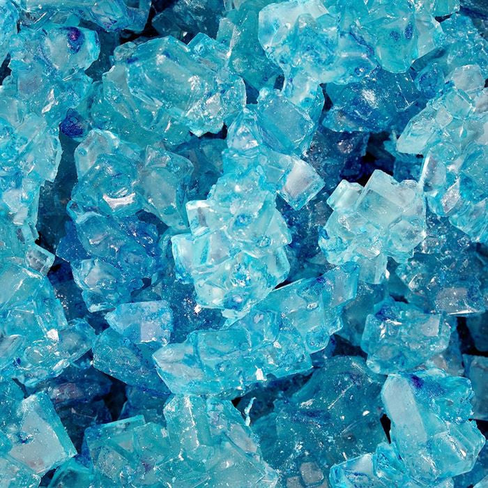 Blue Rock Candy on String Blue Raspberry