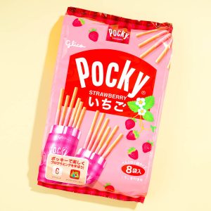 Giant Strawberry Pocky Biscuit Sticks Pack – 8 pcs