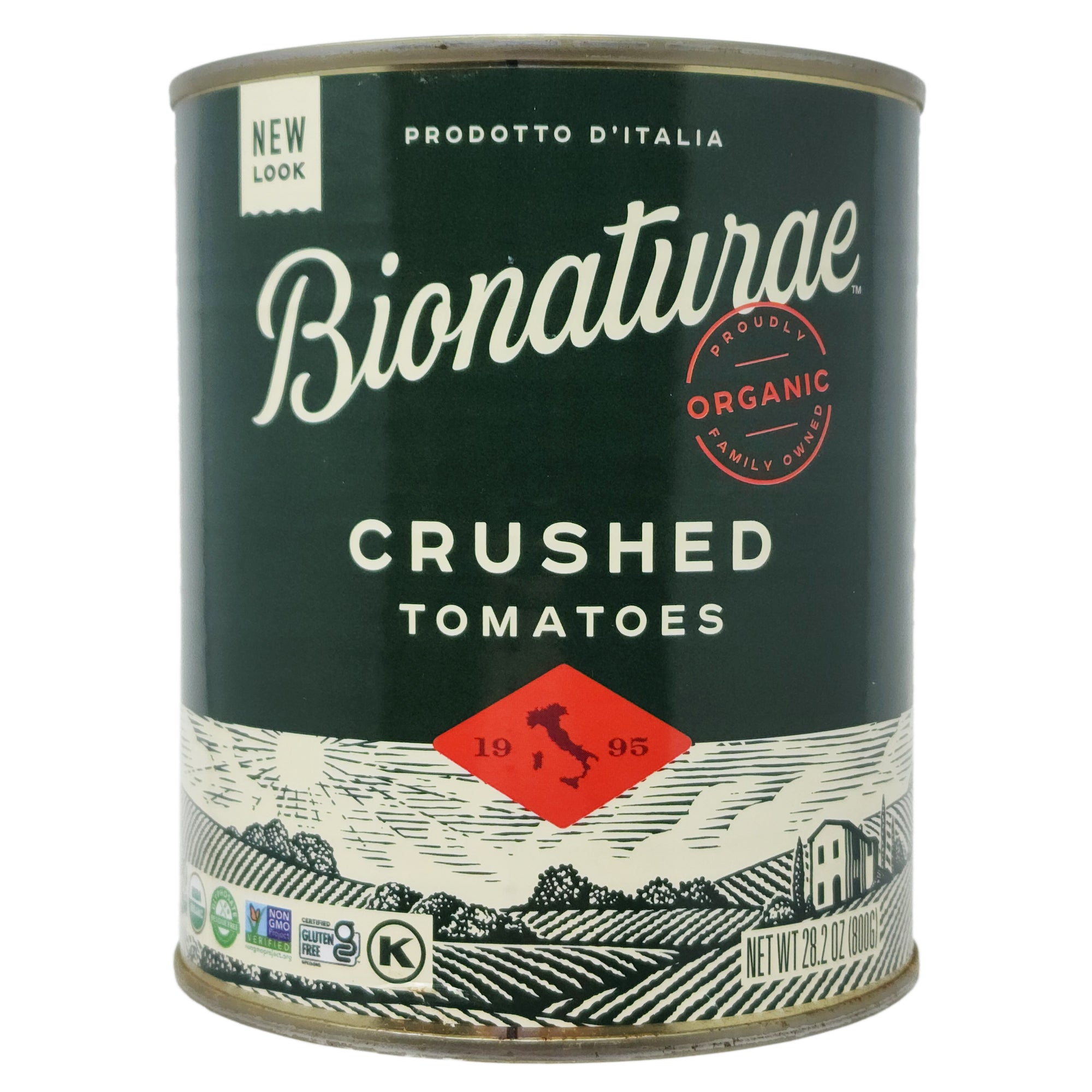 Bionaturae Organic Crushed Tomatoes No Salt Added – 28.2 oz