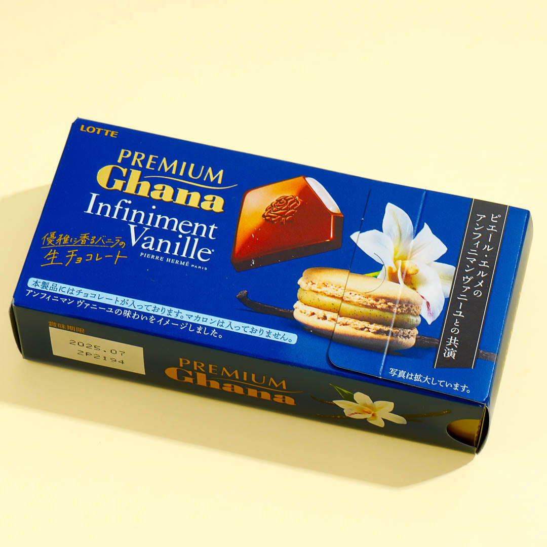 Lotte Premium Ghana Raw Infiniment Vanille Chocolate