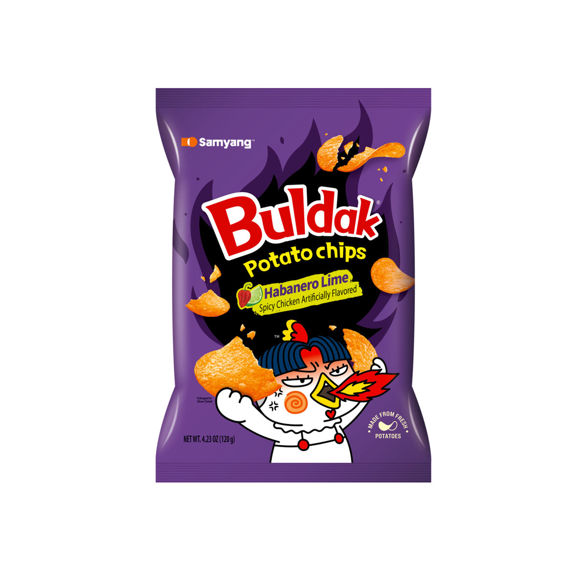 Buldak Potato Chips – Habanero Lime