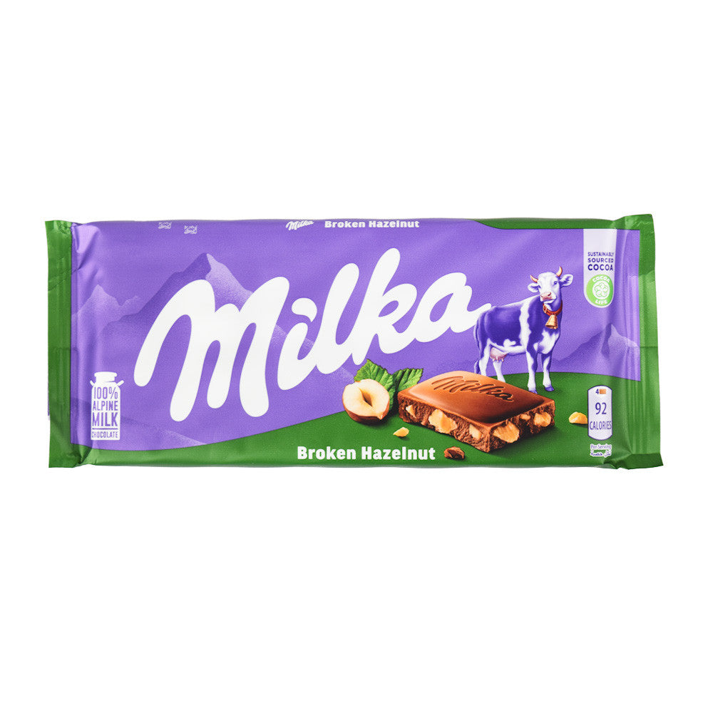Milka Broken Hazelnut Bar – 100g