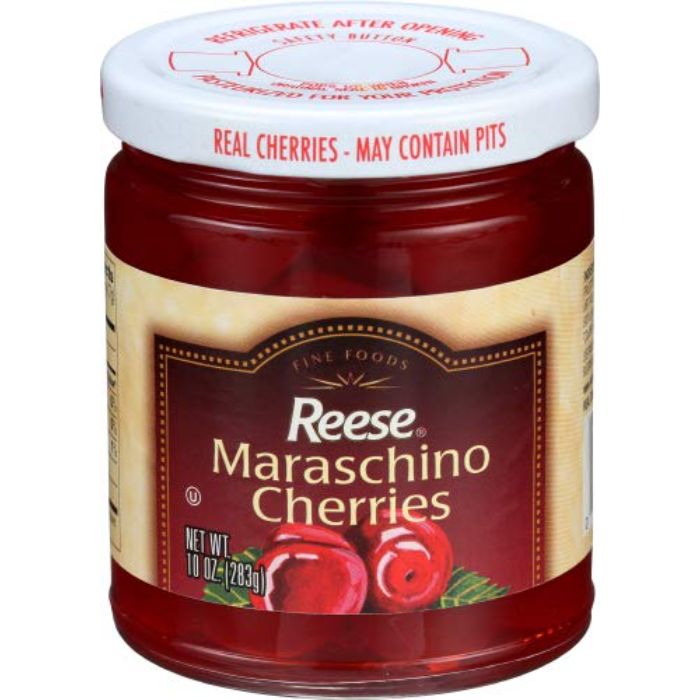 Reese Maraschino Red Stem Cherries 10 Oz – Pack Of 12