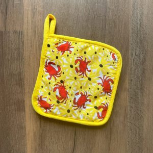 the letters mdn – Crabs and Black Eyes Susans Kitchen Pot Holder/Oven