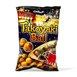 Calbee Takoyaki Ball Corn Puffs