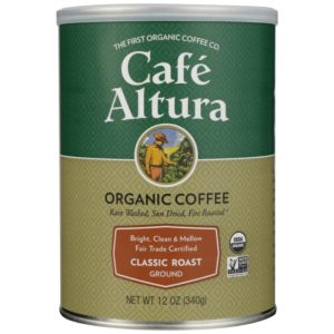 Cafe Altura – Organic Roast Coffee Ground Classic, 12 Oz