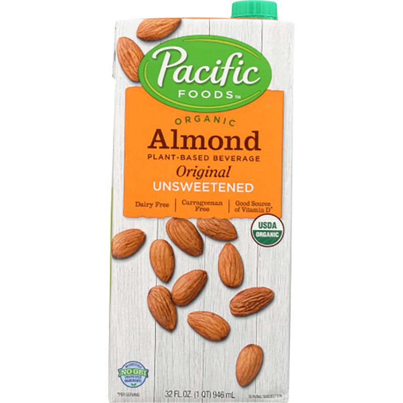 Pacific Foods – Almond Milk Unsweetened, 32oz