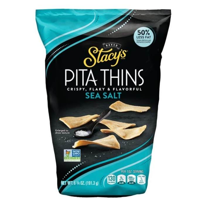 Stacy’s Pita Chips – Sea Salt Pita Thins, 6.75oz