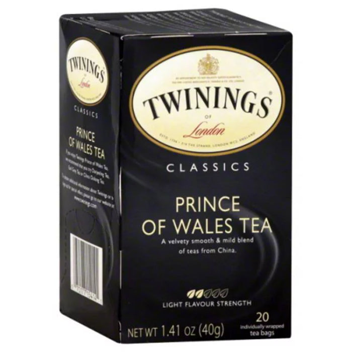 Twinings – Prince of Wales Tea, 20 Bags | Pack of 6