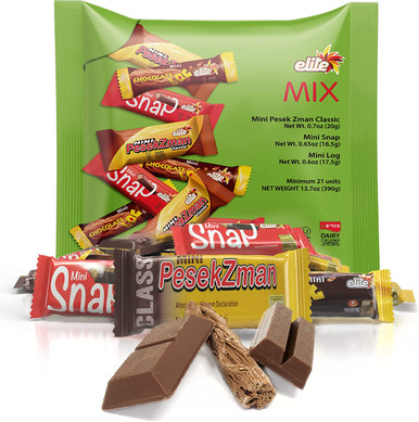 Elite Mini Milk Chocolate Bar Variety Pack, 13.7 oz