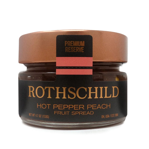 Rothschild Premium Reserve Hot Pepper Peach Fruit Spread – 4.7oz