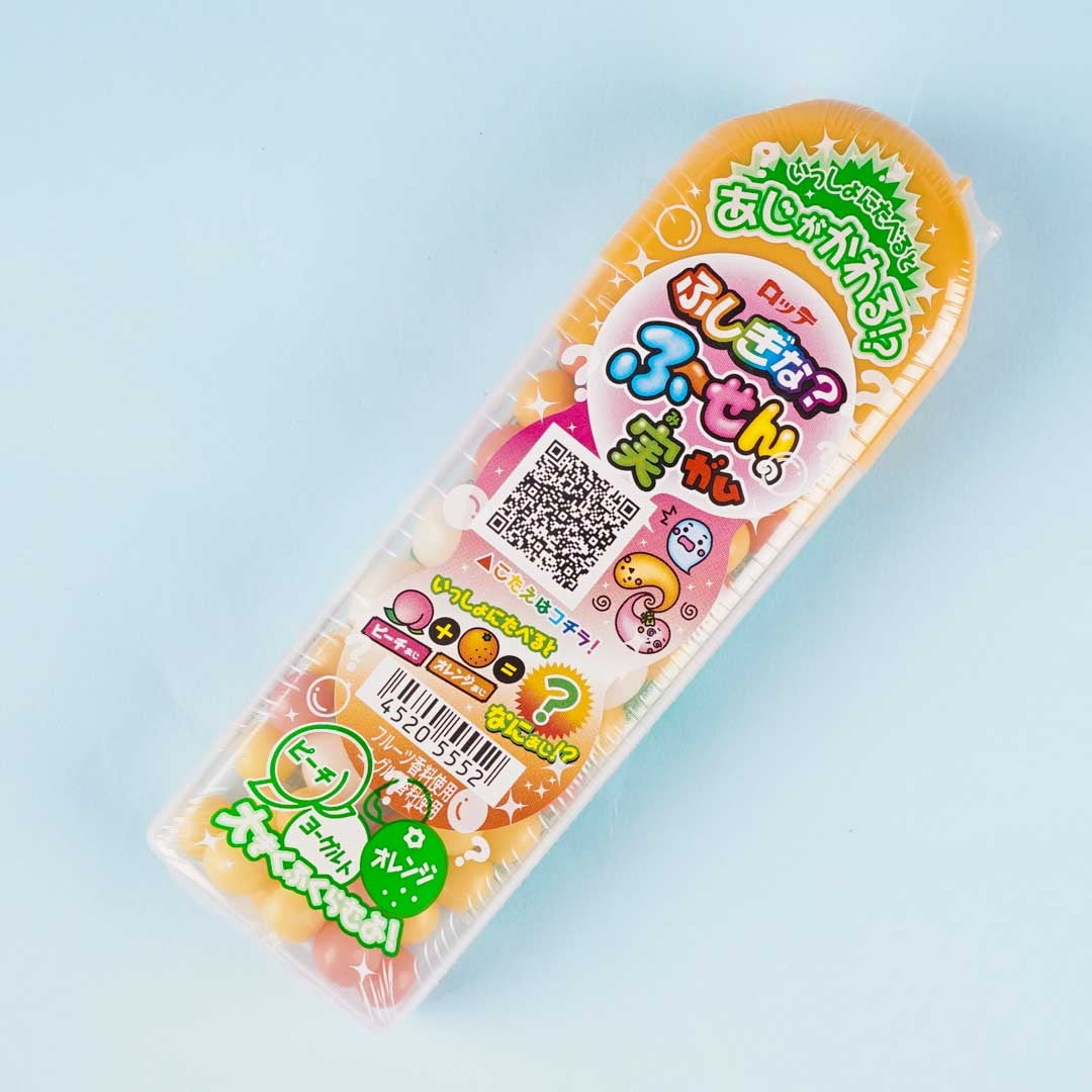 Lotte Fusen No Mi Orange & Peach Bubble Gum
