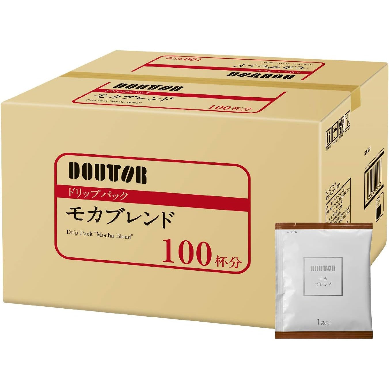 DOUTOR Coffee Drip Pack Mocha Moca Moka Blend 100 Packs Japan – Tokyo Sakura Mall
