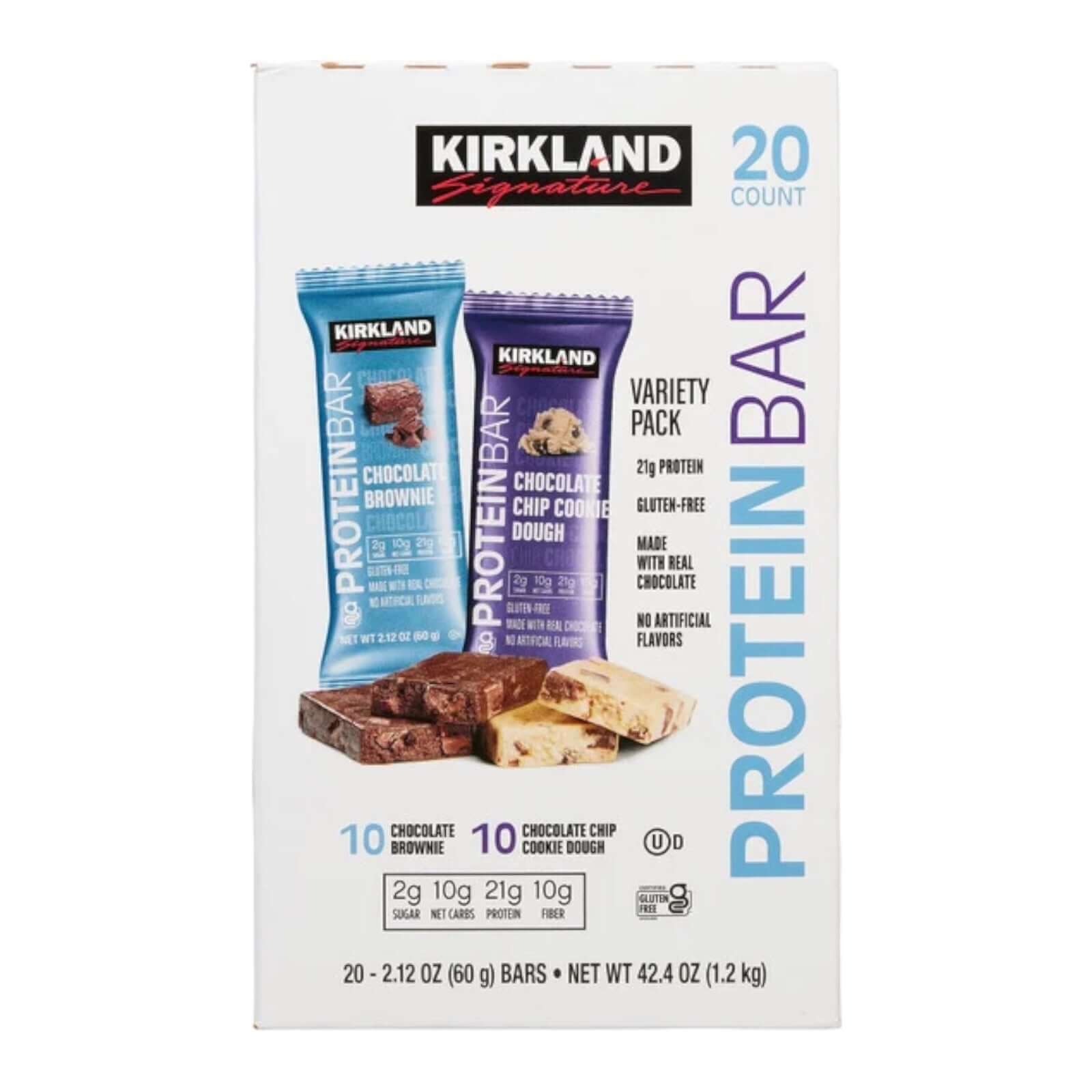 Kirkland Protein Bars Variety Pack – 20ct