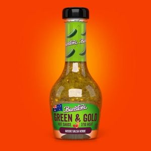 Hot Sauce Bunsters Green and Gold Heat