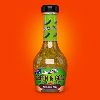 Hot Sauce Bunsters Green and Gold Heat