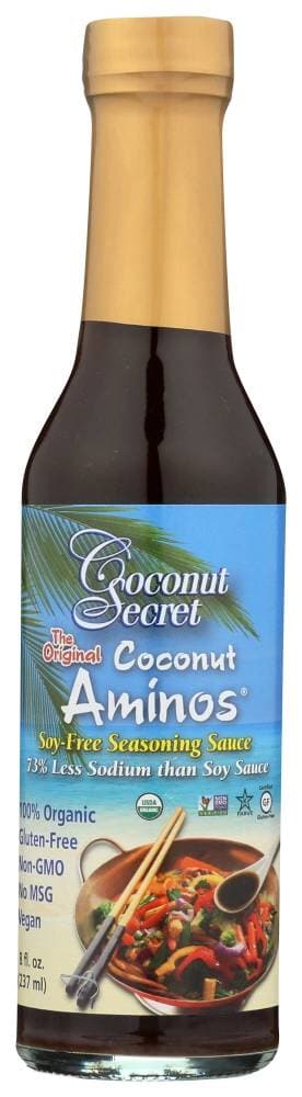 Coconut Secret – Raw Soy-Free Seasoning Sauce, 8 oz | Pack of 12