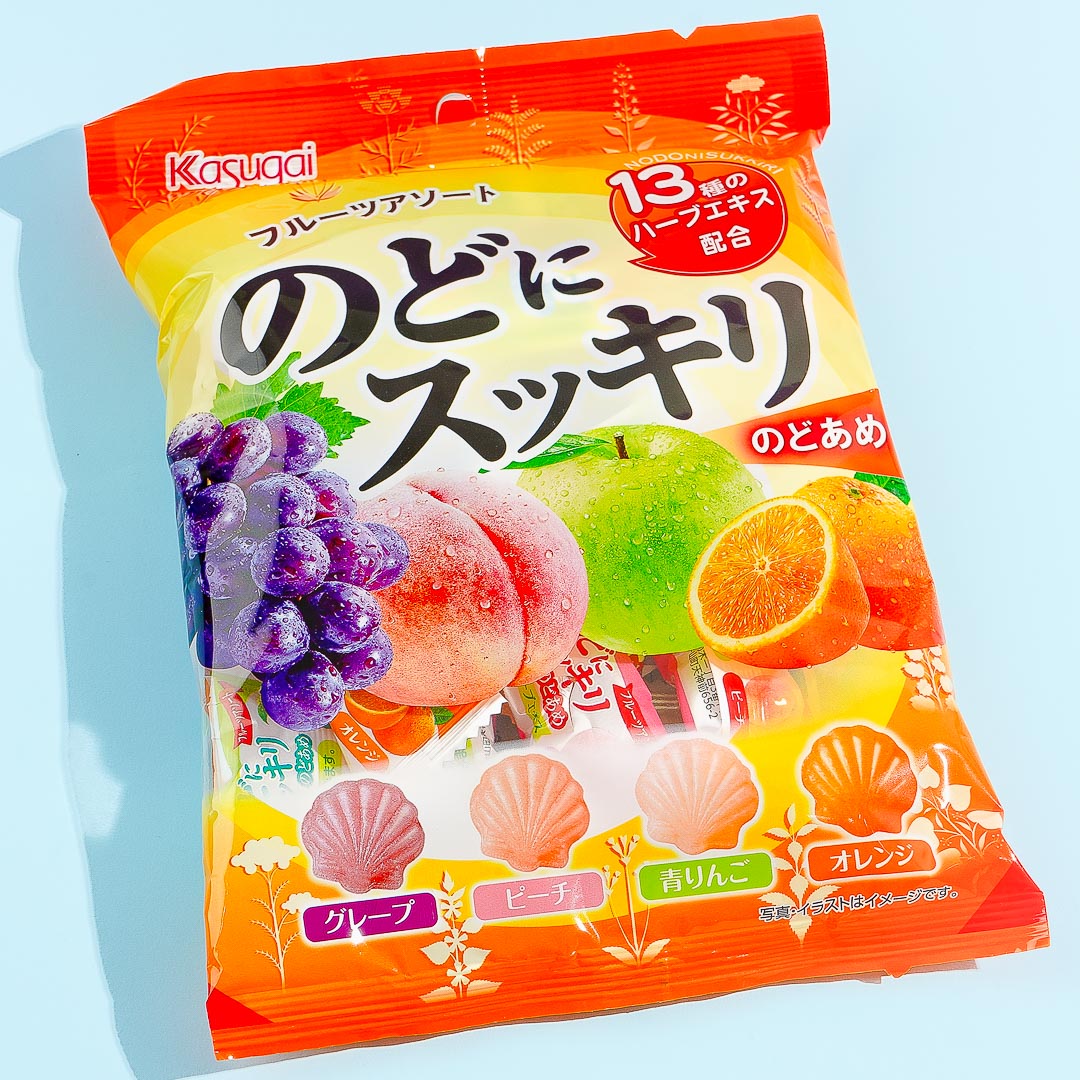 Kasugai Refreshing Throat Candy – Fruit Assortment