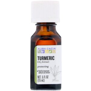 Aura Cacia – Essential Oil Turmeric Extract, 0.5 oz – Pack of 1