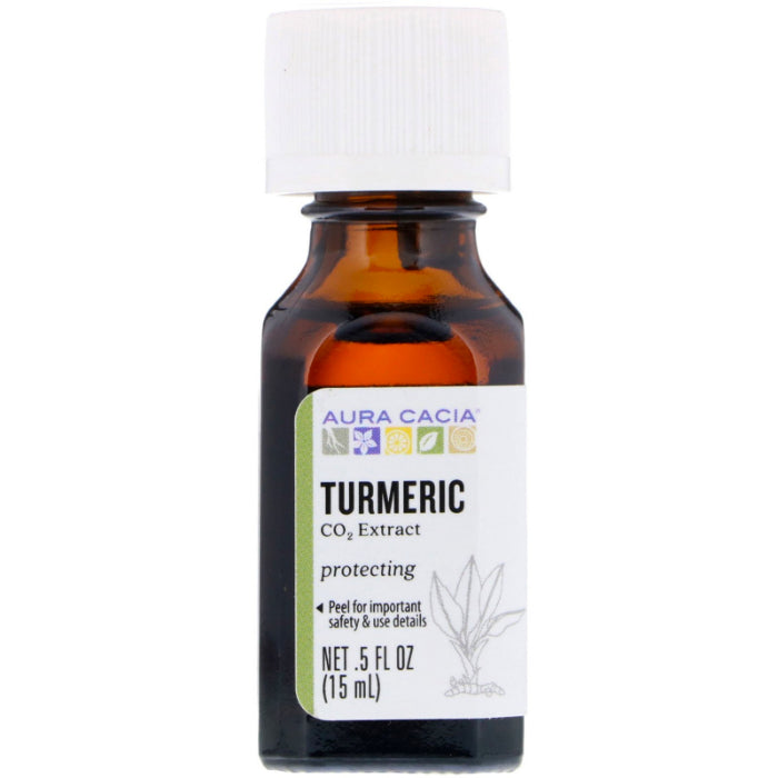 Aura Cacia – Essential Oil Turmeric Extract, 0.5 oz – Pack of 1