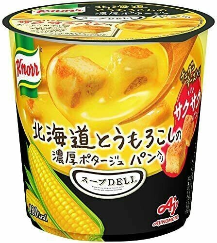 Ajinomoto, Knorr, Soup Deli Series, Instant Soup with bread, “Corn Potage” 38g
