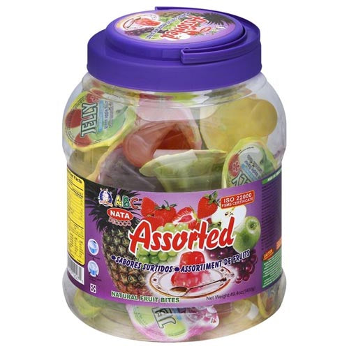 ABC Coconut Jelly Assorted in Plastic Jar – 1400 G