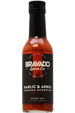 Bravado Spice Co. Garlic and Arbol Moruga Scorpion Hot Sauce, 5oz.