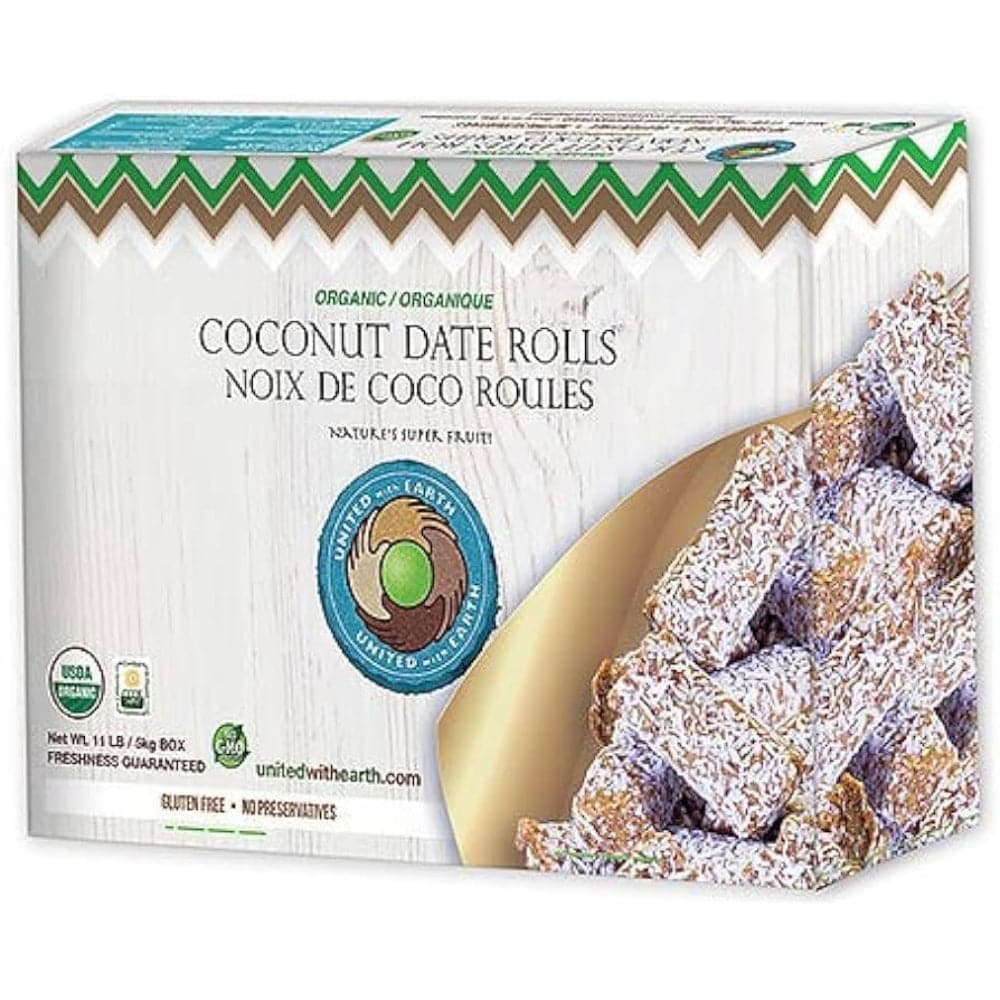 United With Earth – Organic Coconut Date Rolls